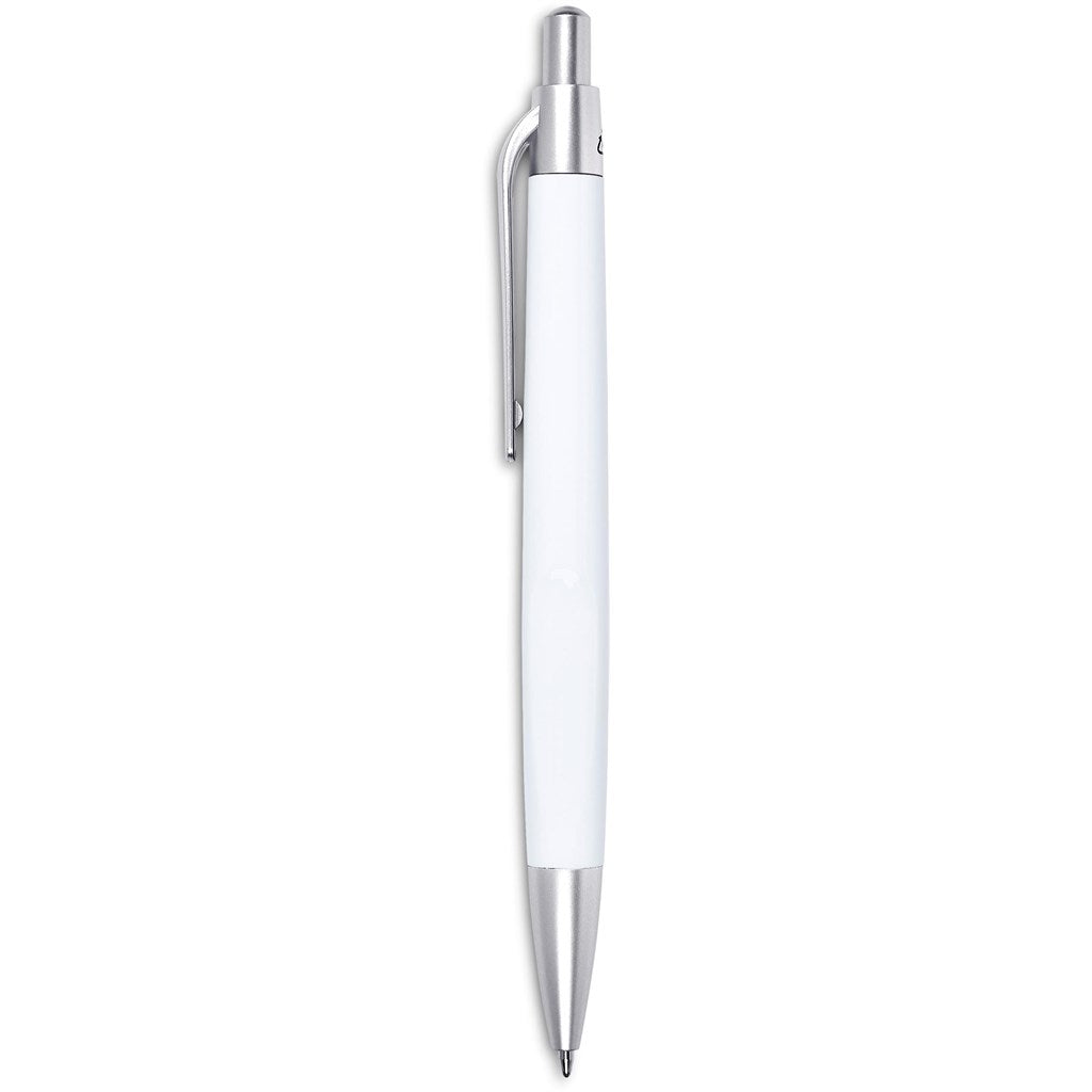Altitude Regent Recycled Plastic Ball Pen - White