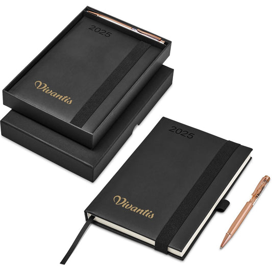 Altitude Advantage 2025 A5 Diary & Hailey Pen Set