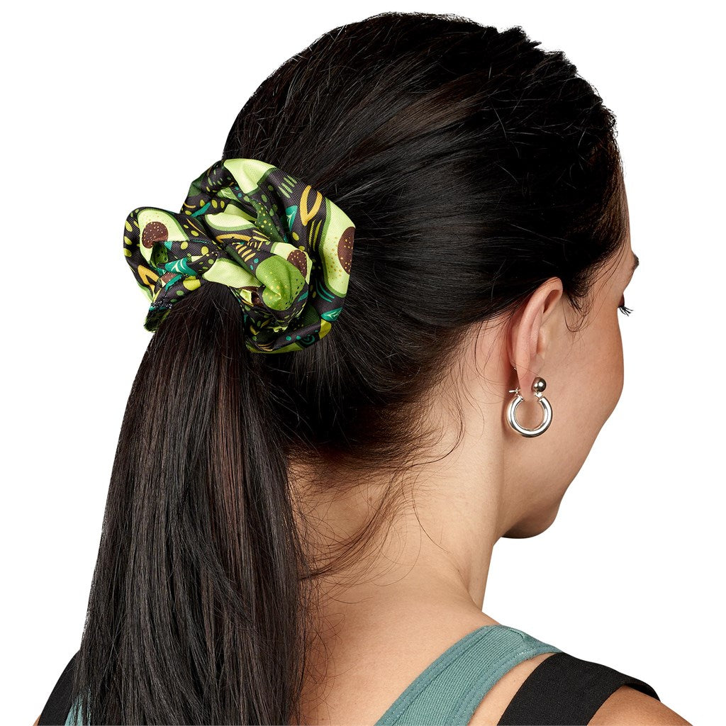 Pre-Production Sample Hoppla Botanic Polyester Hair Scrunchie