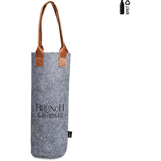 Okiyo Tahada RPET Felt Wine Tote