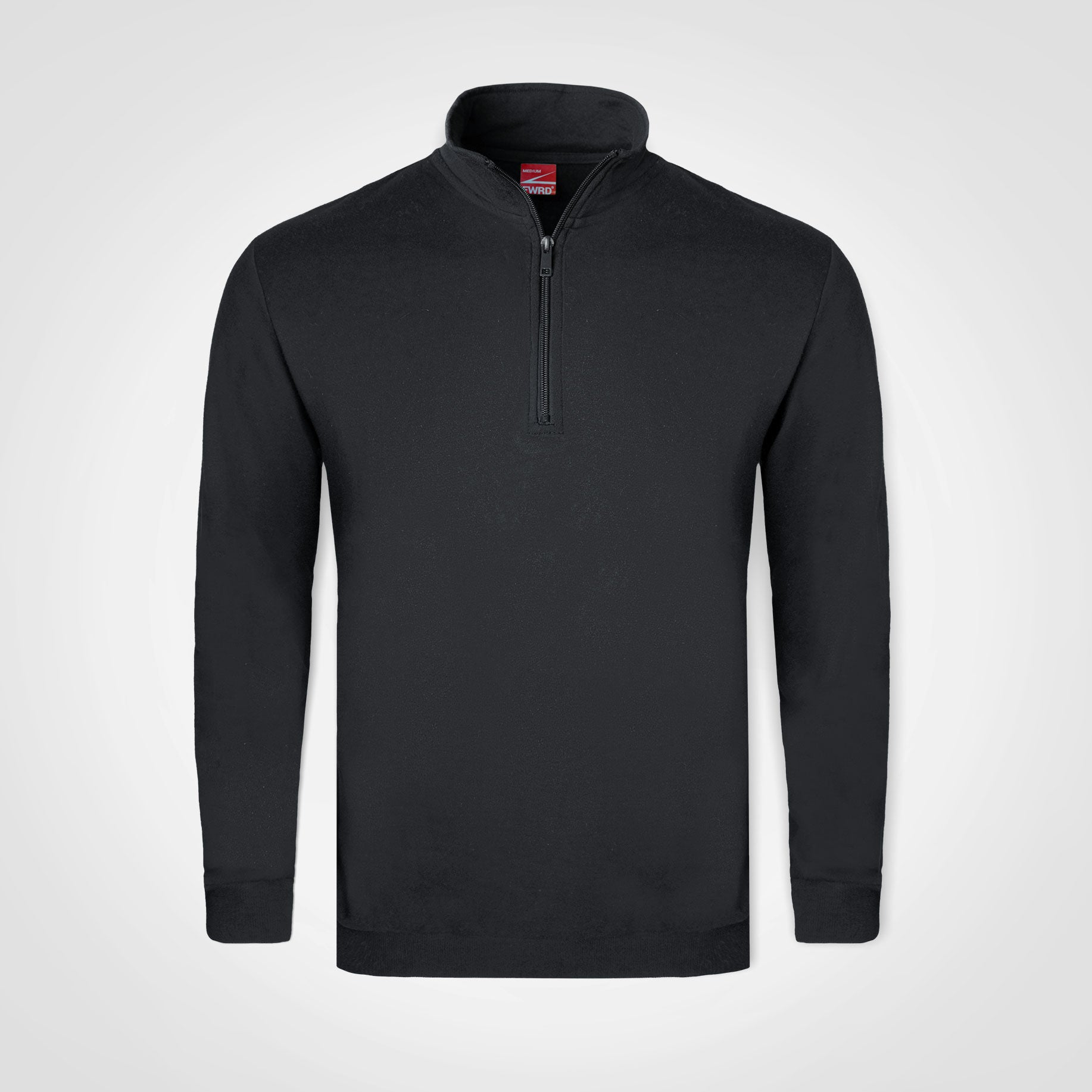 FWRD Quarter Zip Sweater - Black, Medium