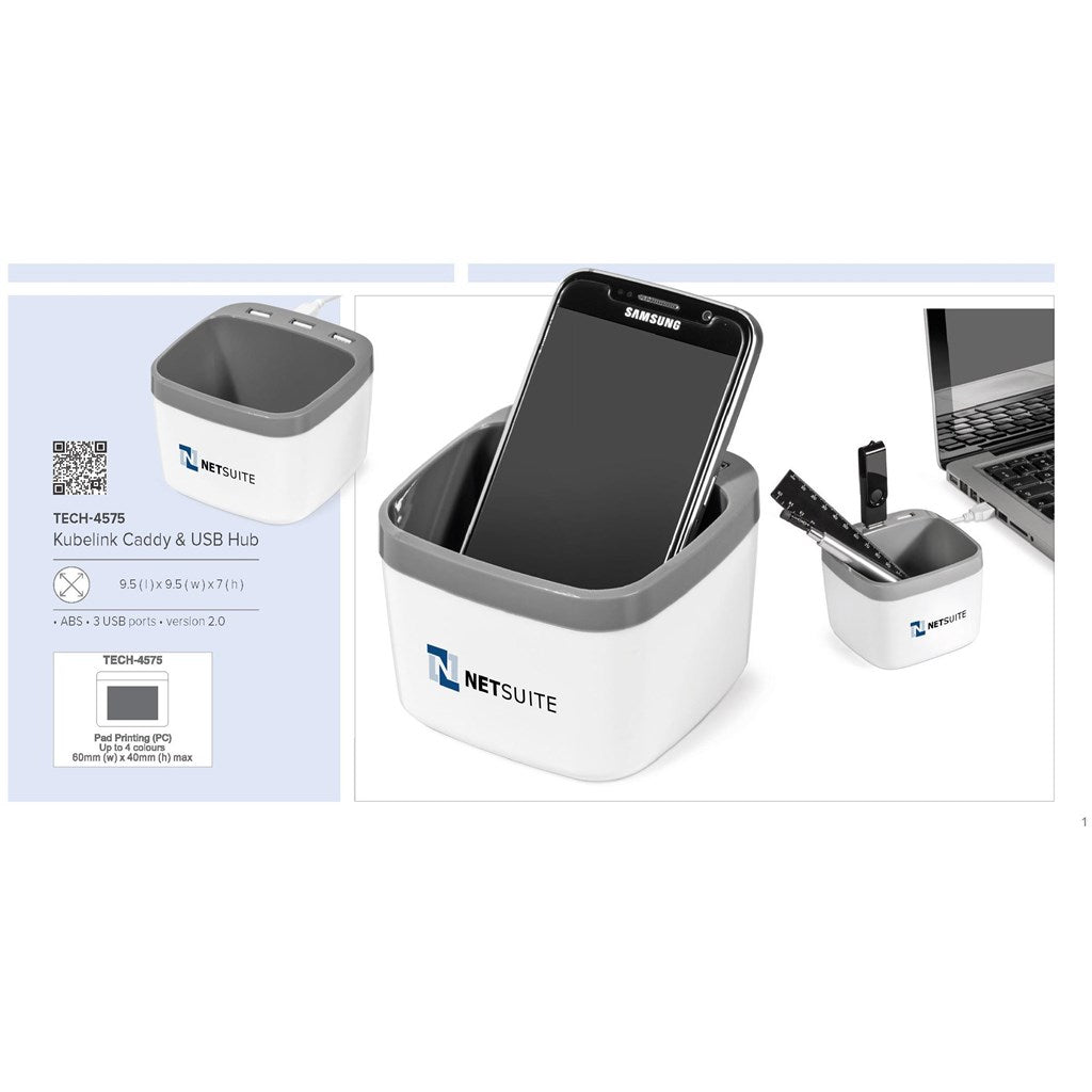 Kubelink 2-In-1 Desk Caddy