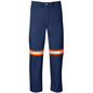 Trade Polycotton Pants - Reflective Legs - Orange Tape