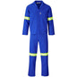 Technician 100% Cotton Conti Suit - Reflective Arms & Legs - Yellow Tape