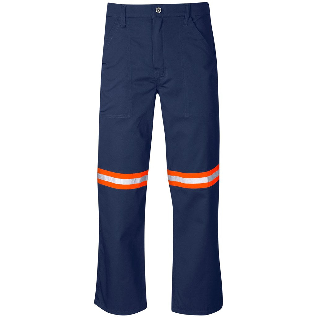 Site Premium Polycotton Pants - Reflective Legs - Orange Tape