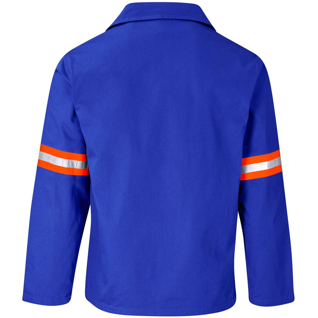 Artisan Premium 100% Cotton Jacket - Reflective Arms - Orange Tape