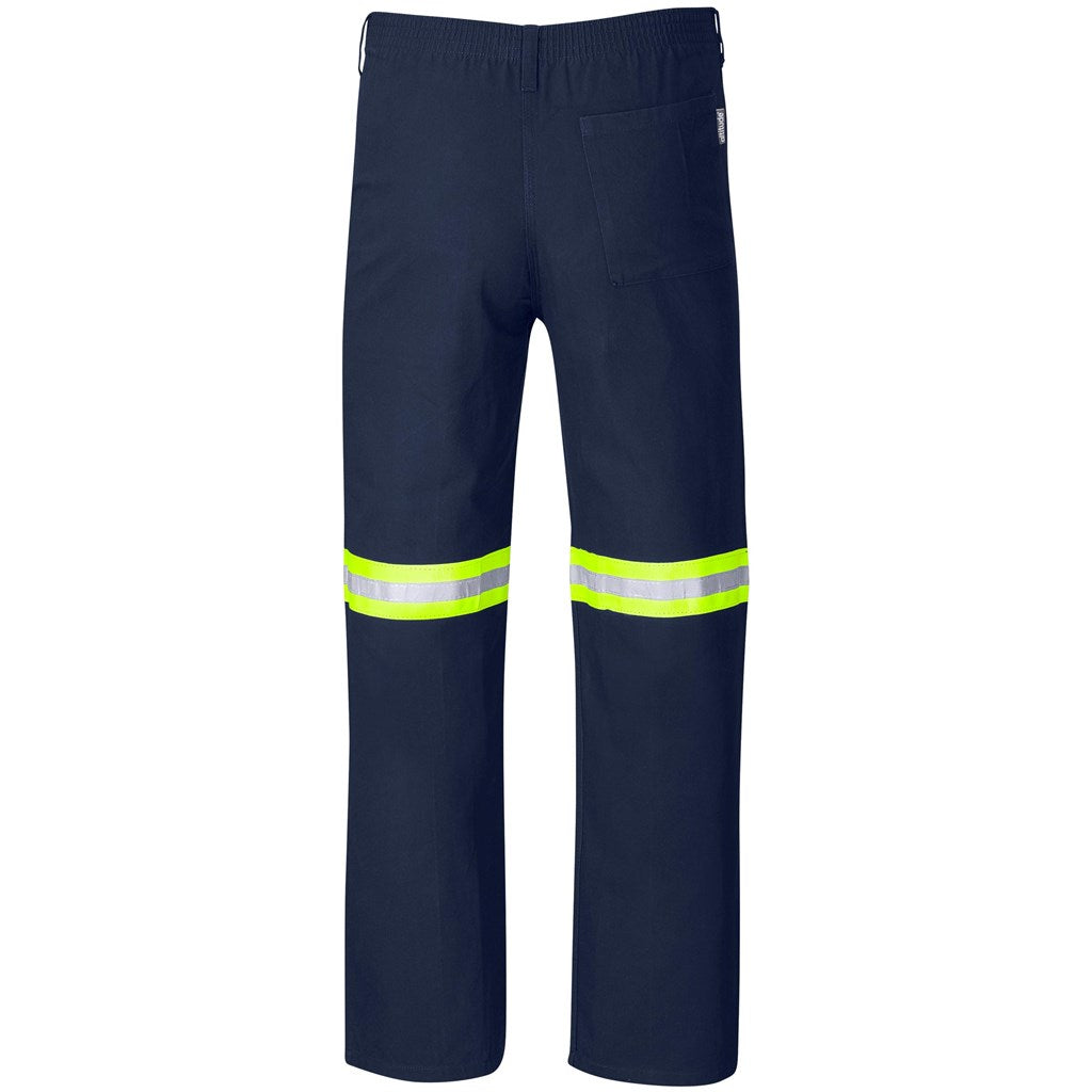 Artisan Premium 100% Cotton Pants - Reflective Legs - Yellow Tape