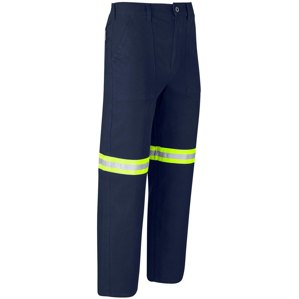 Artisan Premium 100% Cotton Pants - Reflective Legs - Yellow Tape