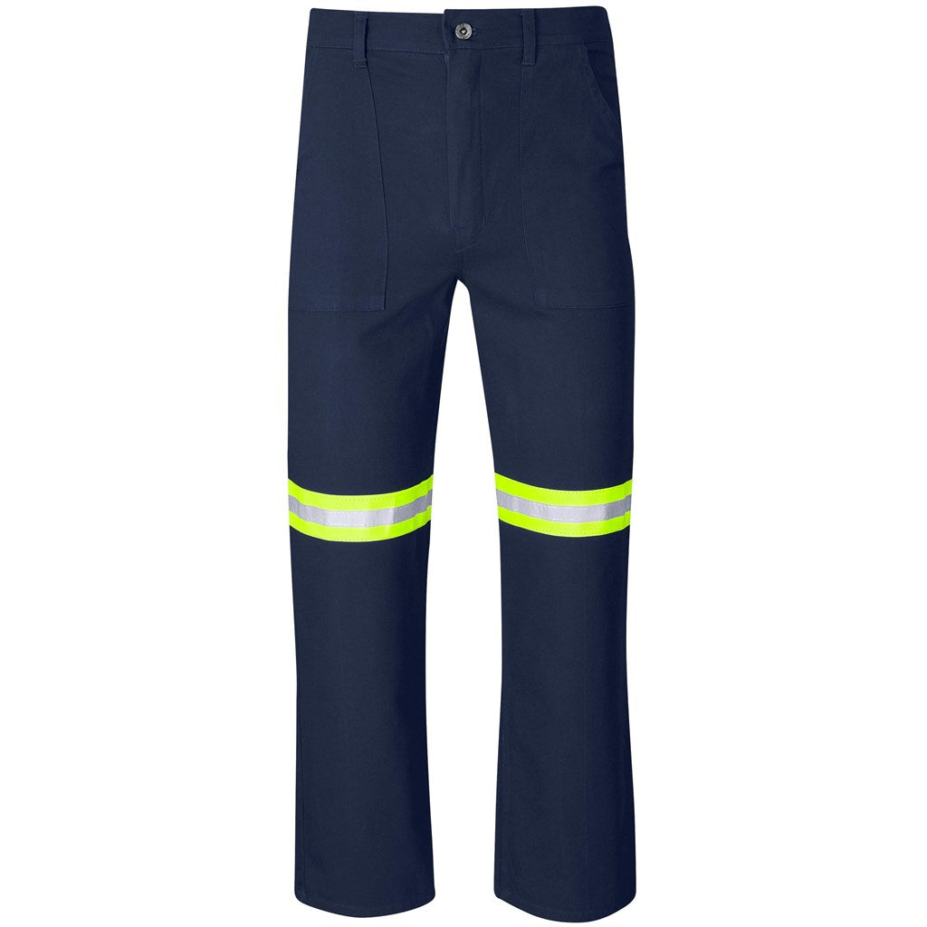 Artisan Premium 100% Cotton Pants - Reflective Legs - Yellow Tape