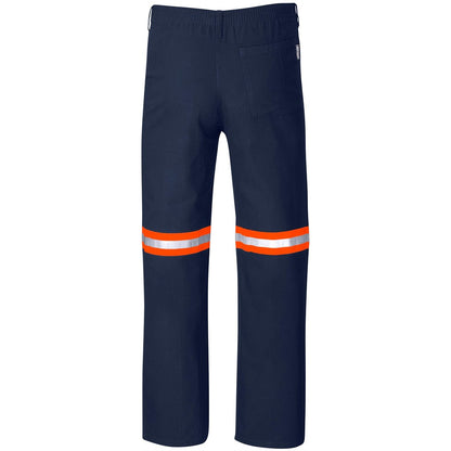 Artisan Premium 100% Cotton Pants - Reflective Legs - Orange Tape