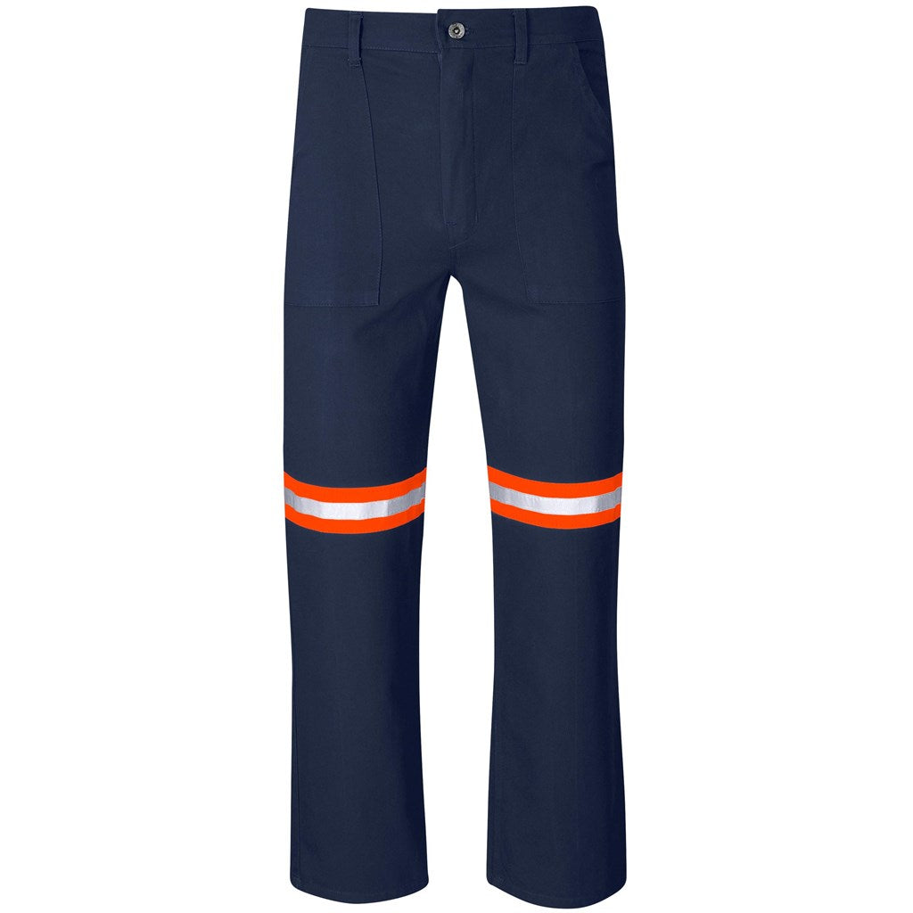 Artisan Premium 100% Cotton Pants - Reflective Legs - Orange Tape