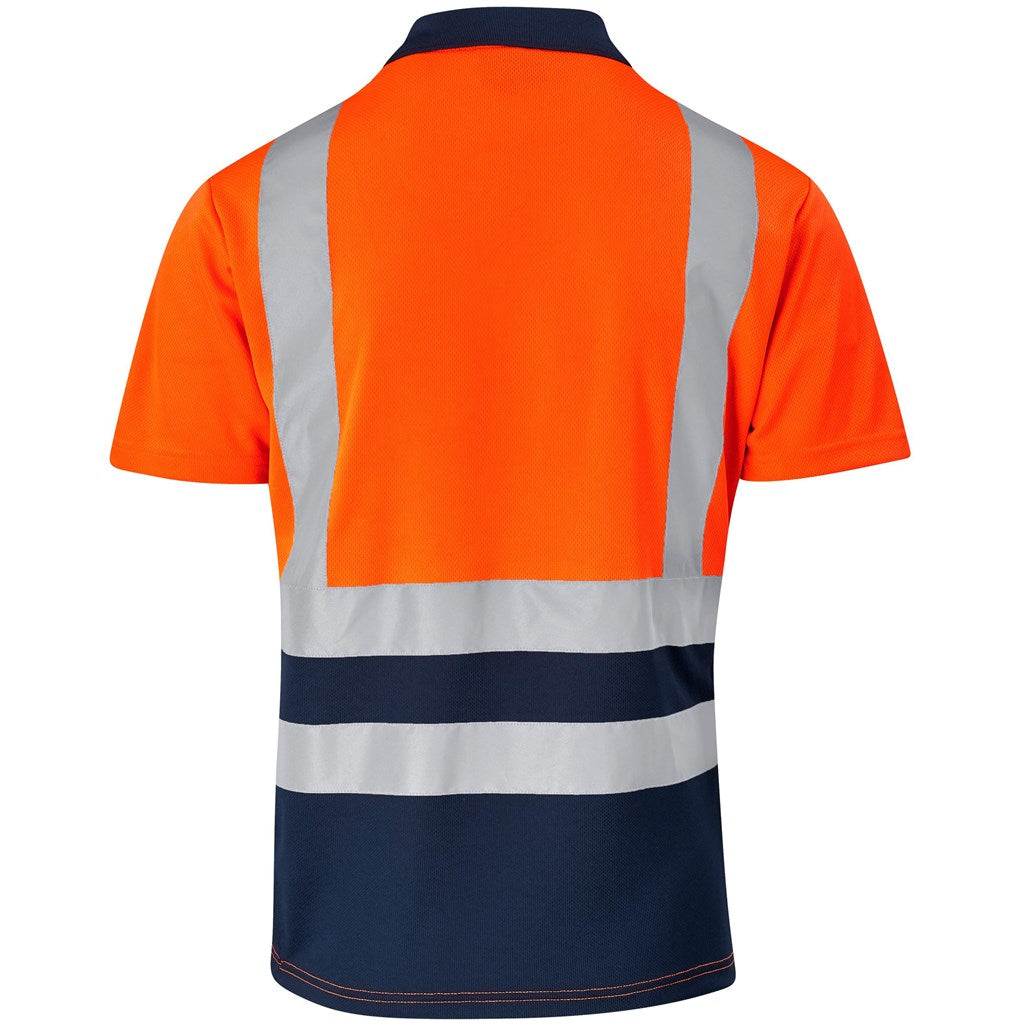 Surveyor Two-Tone Hi-Viz Reflective Golf Shirt