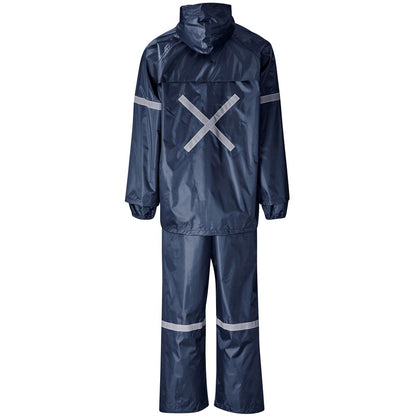 Outdoor Hi-Viz Reflective Polyester/PVC Rainsuit