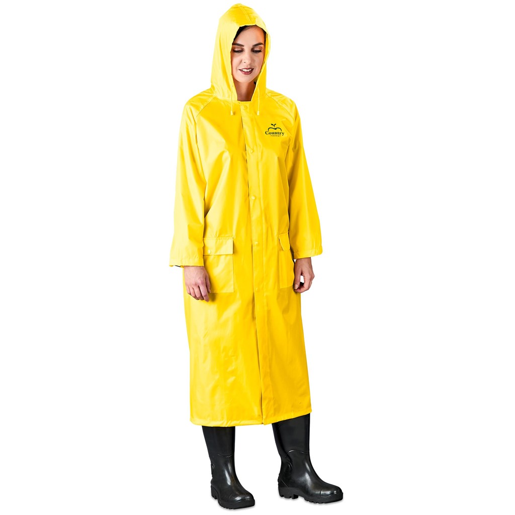 Thunder Rubberised Polyester/Pvc Raincoat