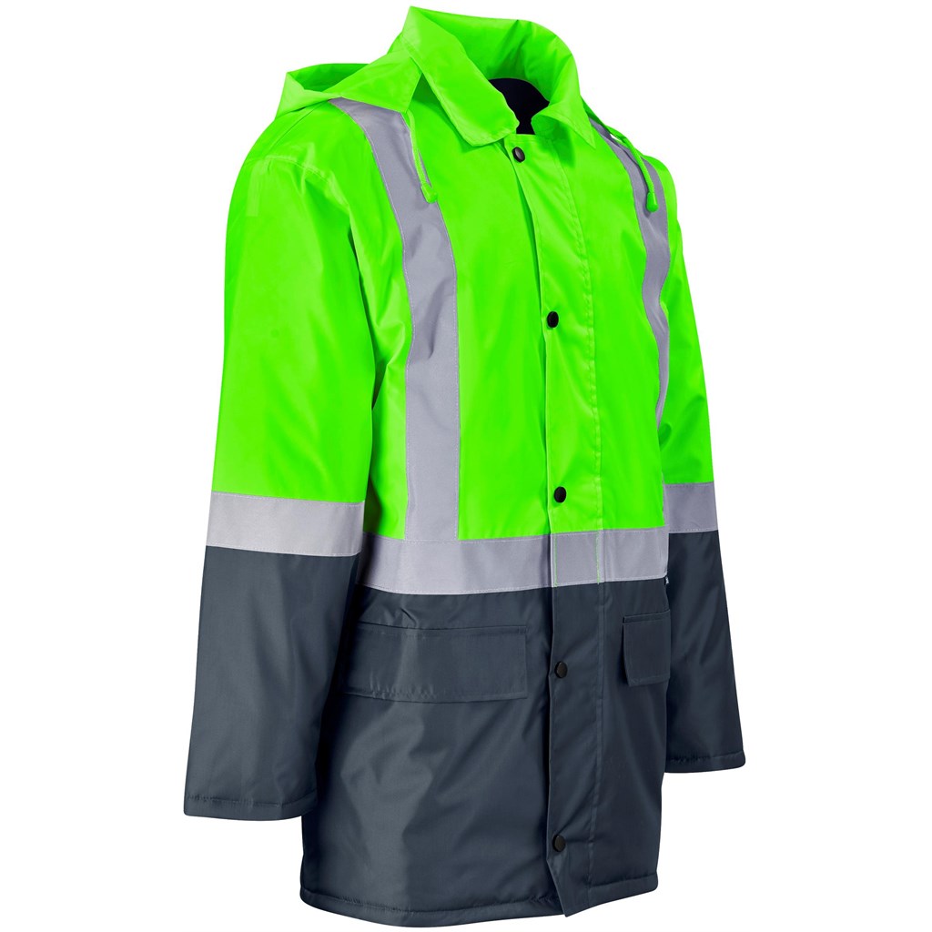 Hazard Padded Two-Tone Hi-Viz Reflective Jacket