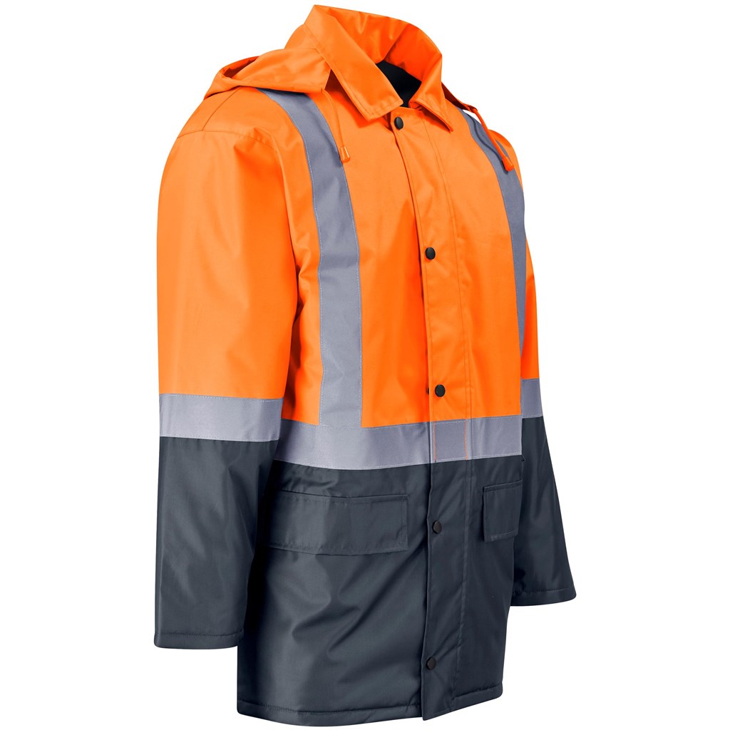 Hazard Padded Two-Tone Hi-Viz Reflective Jacket