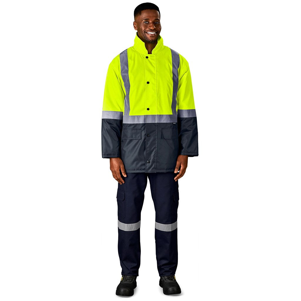 Hazard Padded Two-Tone Hi-Viz Reflective Jacket