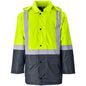 Hazard Padded Two-Tone Hi-Viz Reflective Jacket