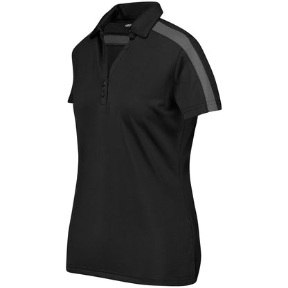 Ladies Nautilus Golf Shirt - Black