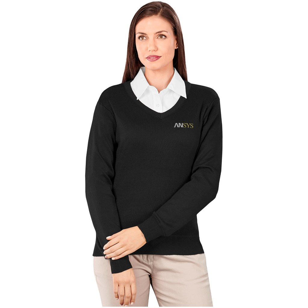 Ladies Long Sleeve Peru V-Neck Jersey