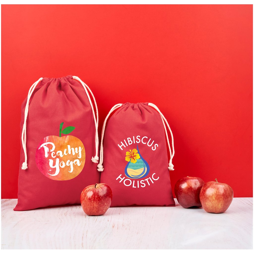 Allsorts Midi Cotton Drawstring Pouch