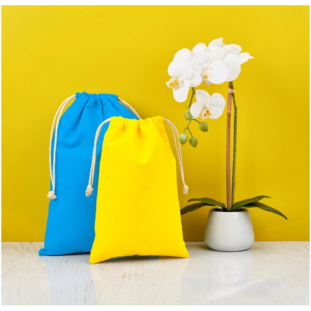 Allsorts Midi Cotton Drawstring Pouch