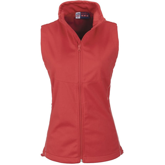 Ladies Cromwell Softshell Bodywarmer - Red