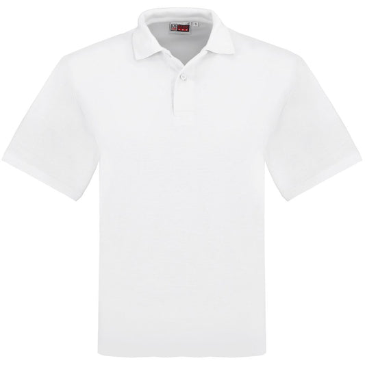 Mens Elemental Golf Shirt - White