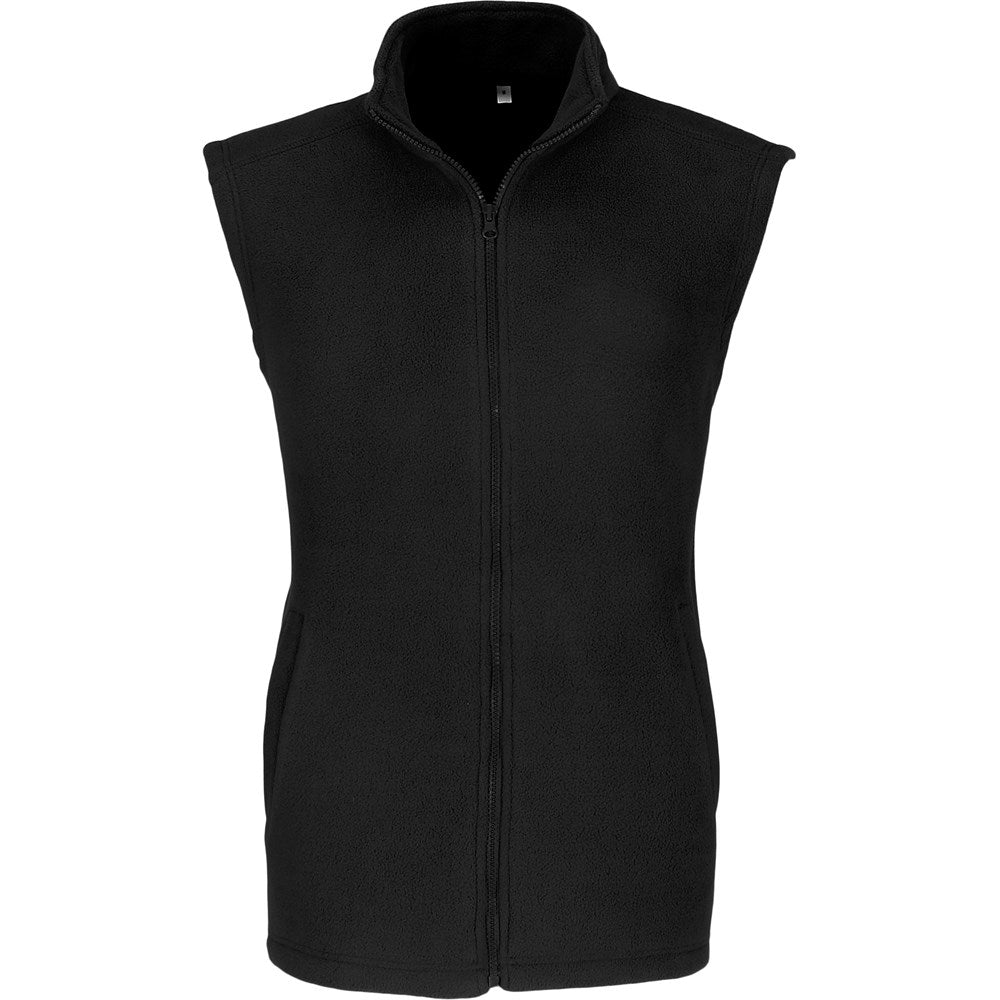 Mens Yukon Micro Fleece Bodywarmer - Black