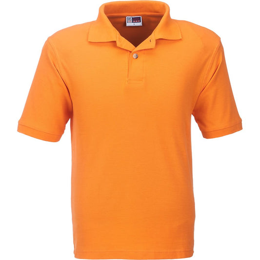 Mens Boston Golf Shirt - Orange