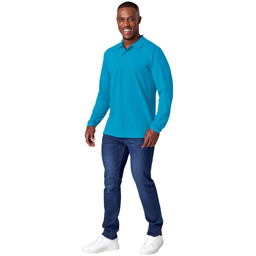 Mens Long Sleeve Elemental Golf Shirt