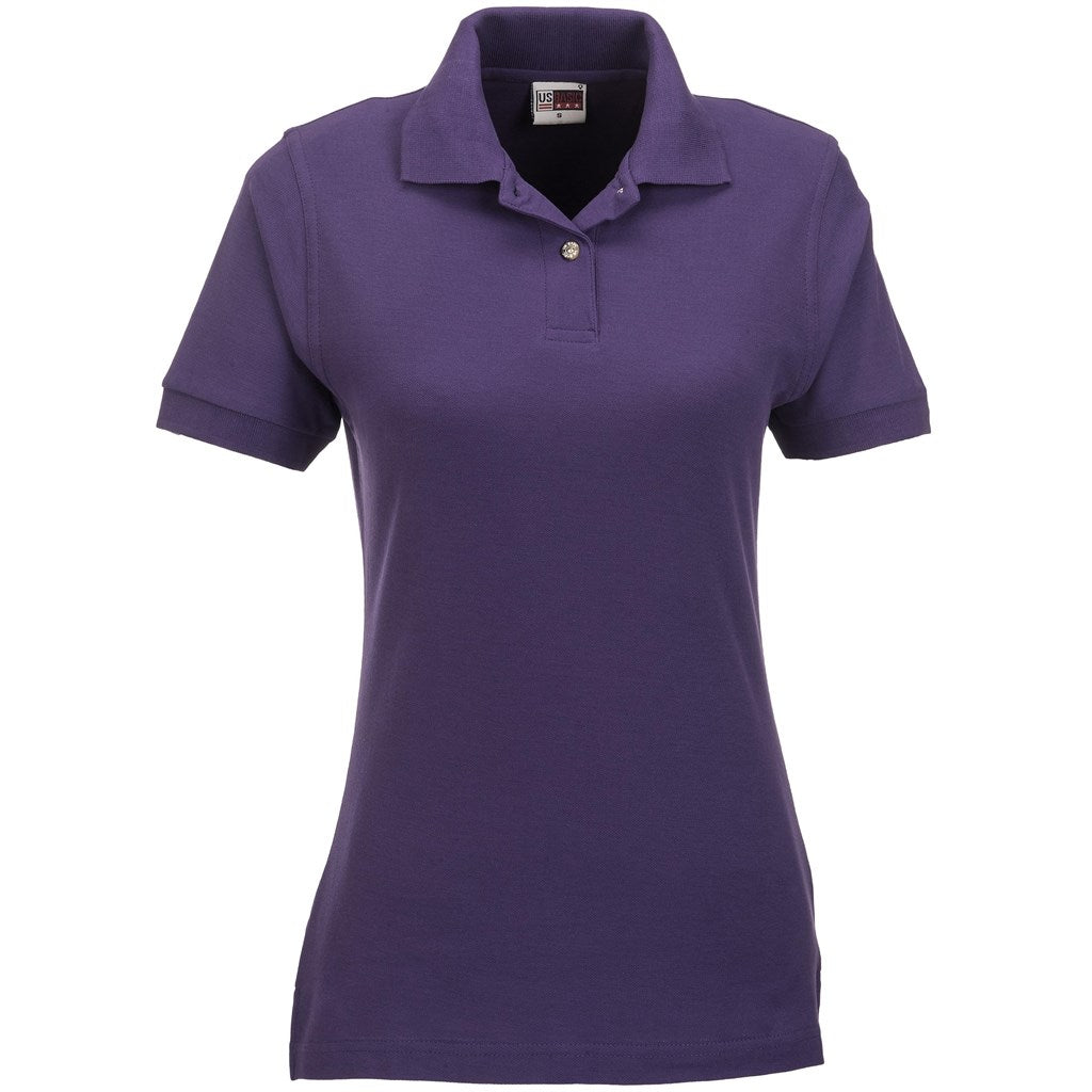 Ladies Boston Golf Shirt - Purple