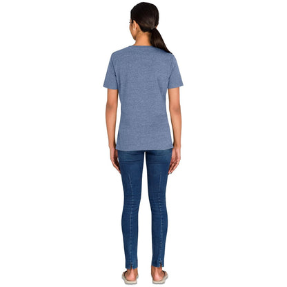 Ladies Michigan Melange V-Neck T-Shirt