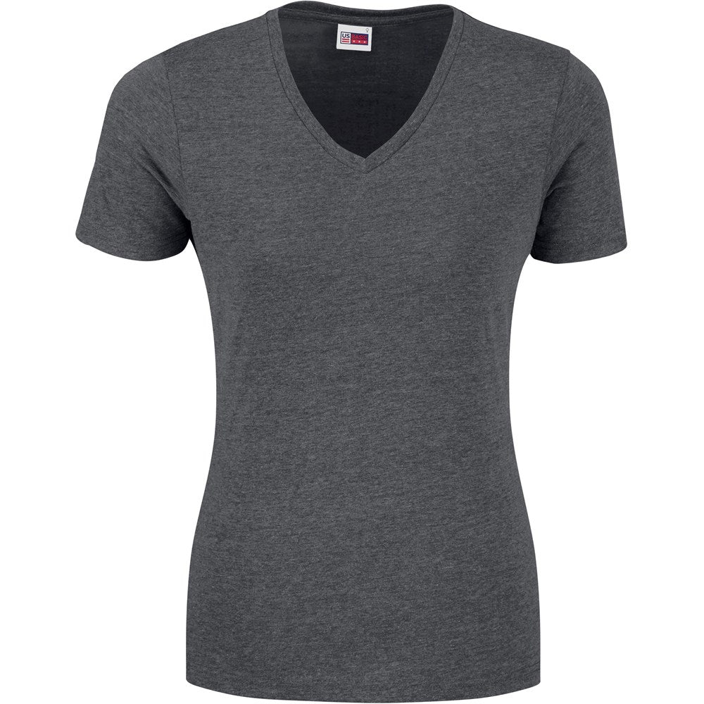 Ladies Michigan Melange V-Neck T-Shirt