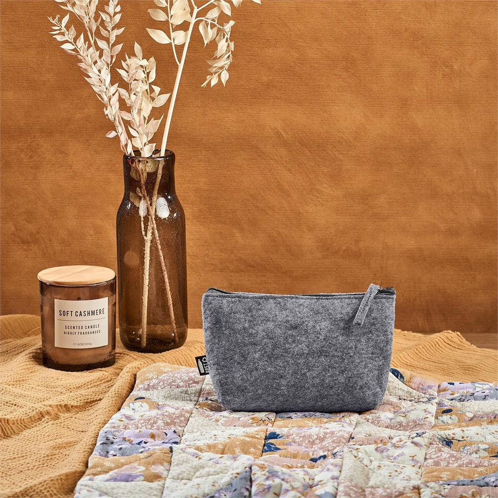 Okiyo Kesho RPET Felt Mini Cosmetic Bag