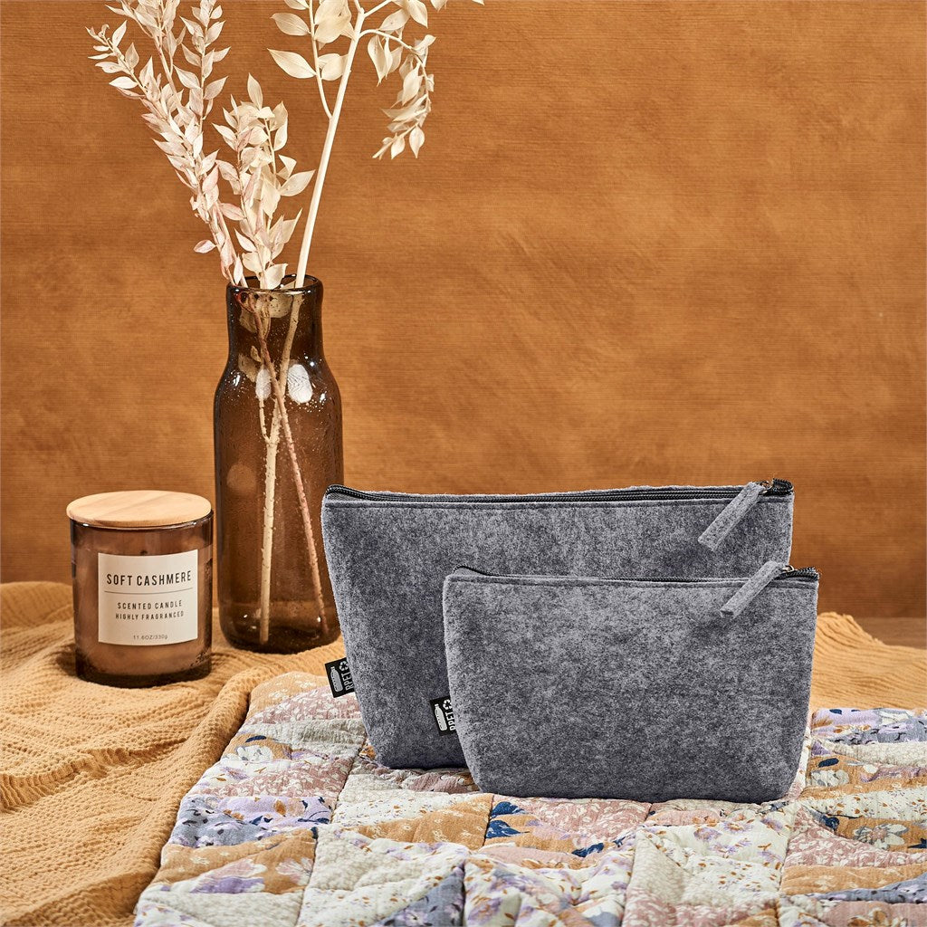 Okiyo Kesho RPET Felt Accessory Bag