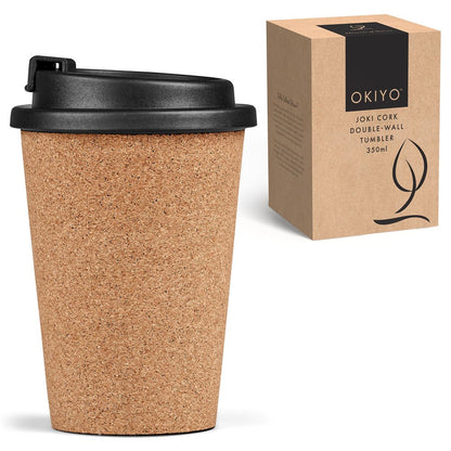 Okiyo Joki Cork Double-Wall Tumbler - 350ml