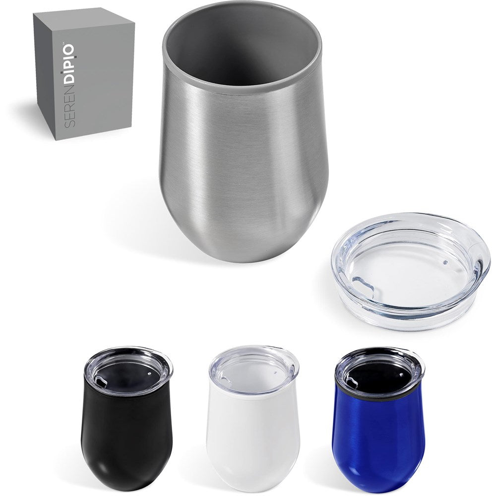 Serendipio Madison Stainless Steel & Plastic Double-Wall Tumbler - 350ml