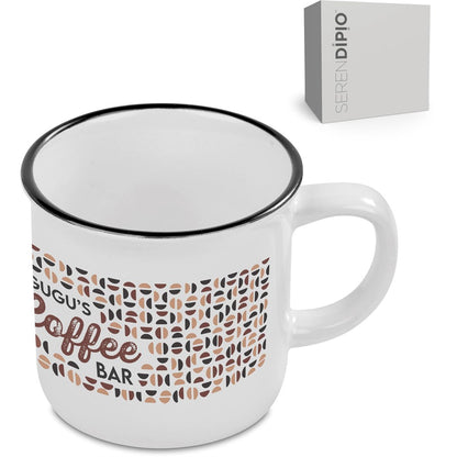 Serendipio York Ceramic Sublimation Coffee Mug - 280ml