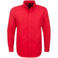 Mens Long Sleeve Preston Shirt - Red