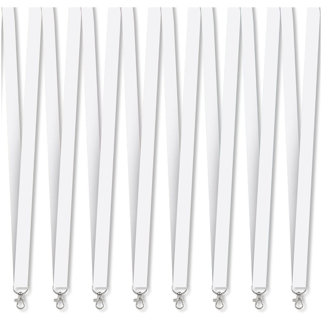 Altitude Snap Hook Clip Single-Sided Sublimation Satin Lanyard