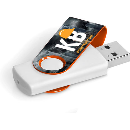 Axis Gyro White Memory Stick - 32Gb