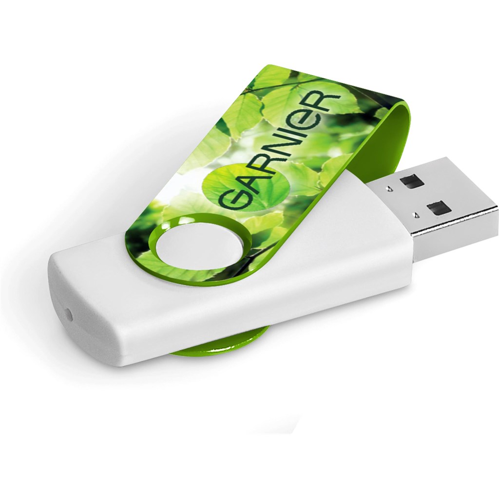 Axis Gyro White Memory Stick - 4GB