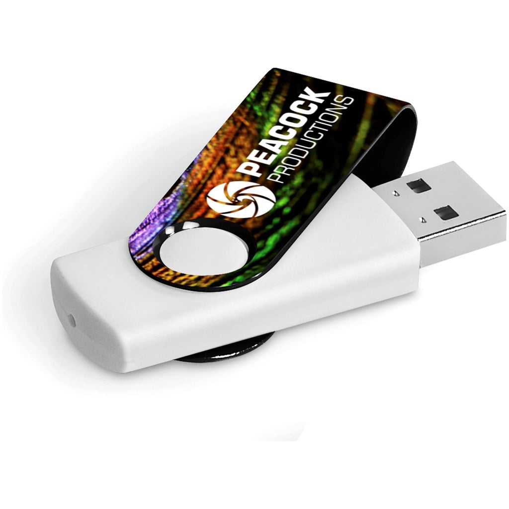 Axis Gyro White Memory Stick - 4GB