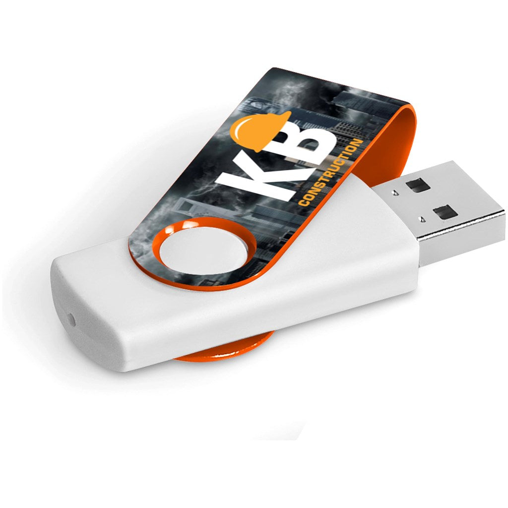 Axis Gyro White Memory Stick - 4GB