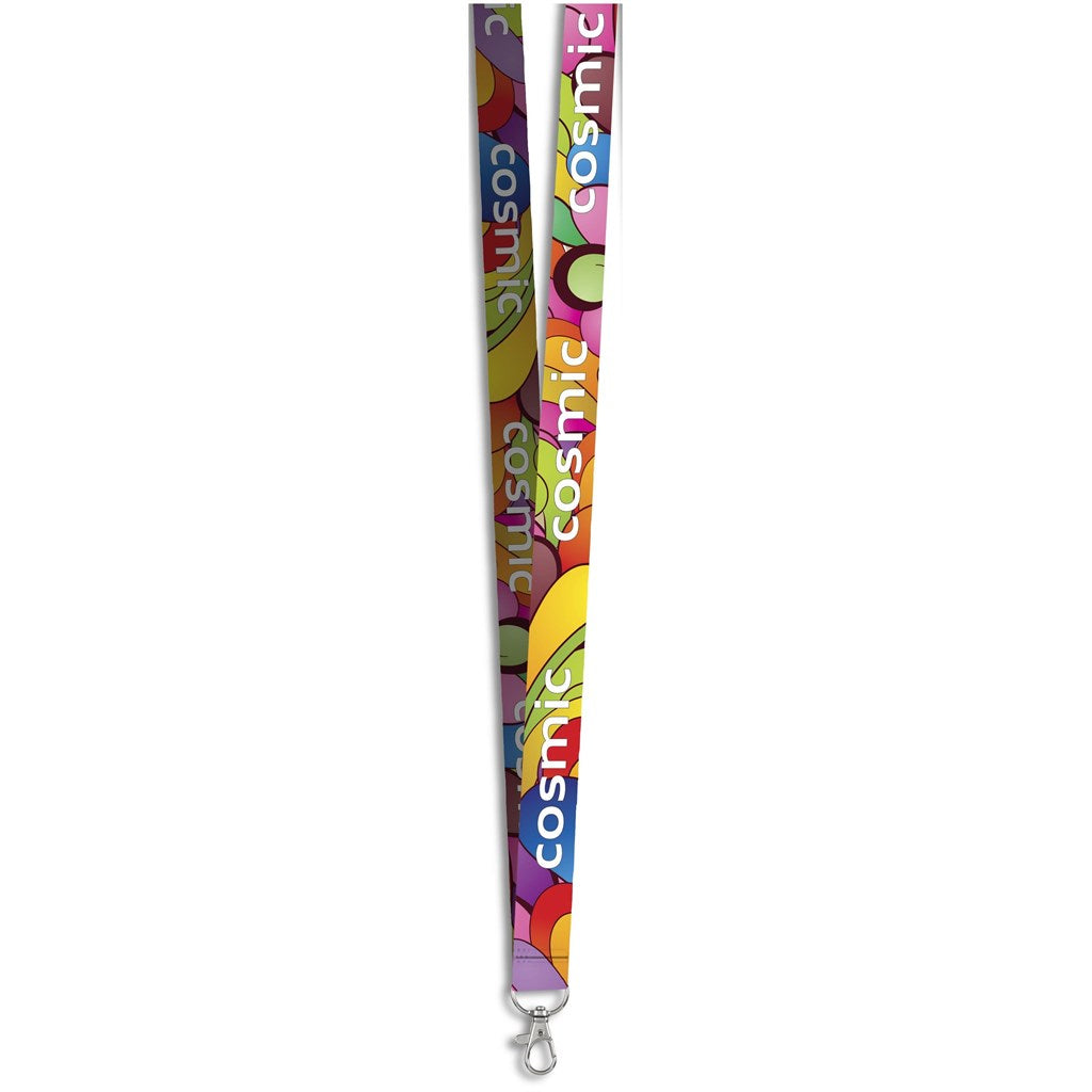 Snap Hook Clip Double-Sided Sublimation Satin Lanyard