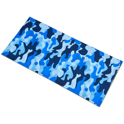 Kids Camo Flexi Tubular Bandana - Blue