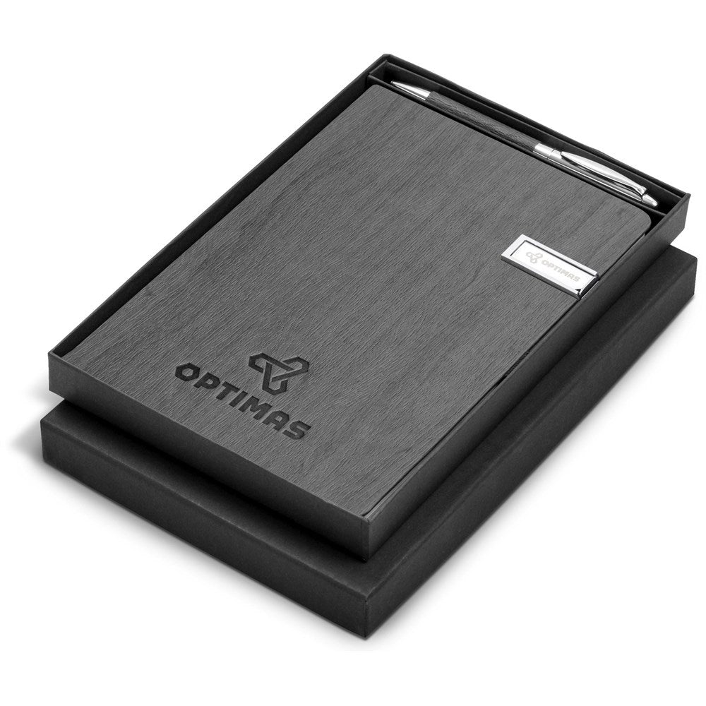 Oakridge USB Notebook & Pen Set - 8GB