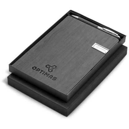 Oakridge USB Notebook & Pen Set - 8GB