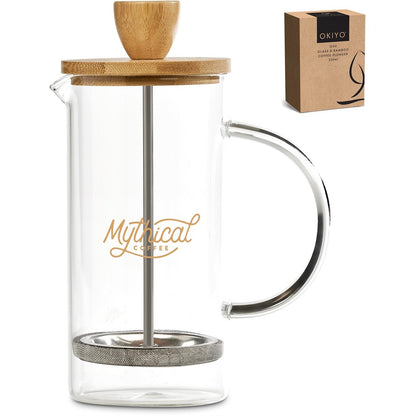 Okiyo Osu Glass Coffee Plunger - 350ml